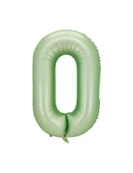 0 Rakam Folyo Balon Su Yeşili 76 cm