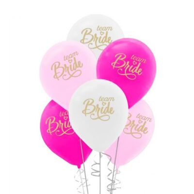 10 adet Bride To Be Karışık Baskılı Balon 12 inç - 1