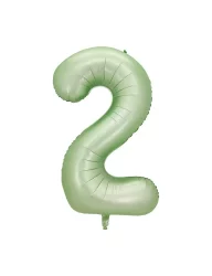 2 Rakam Folyo Balon Su Yeşili 76 cm