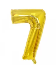 7 Rakam Folyo Balon Gold 100 cm