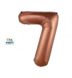 7 Rakam Folyo Balon Kahverengi 76cm