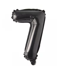 7 Rakam Folyo Balon Siyah 76 cm