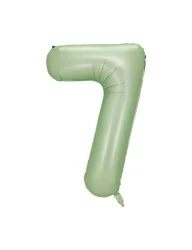 7 Rakam Folyo Balon Su Yeşili 76 cm