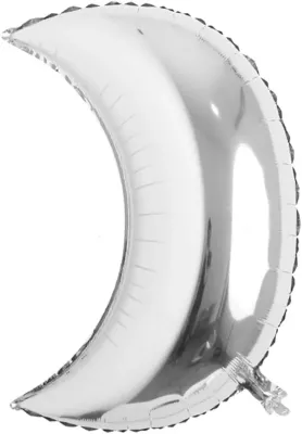 Ay Folyo Balon Gümüş - 1