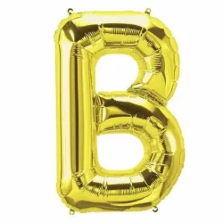 B Harfi Folyo Balon Gold 40 cm
