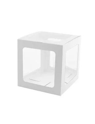 Balon Kutusu Beyaz 25 cm - 2