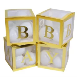 Balon Kutusu Gold 25 cm