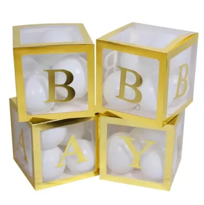 Balon Kutusu Gold 25 cm - 1