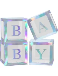 Balon Kutusu Gümüş 25 cm