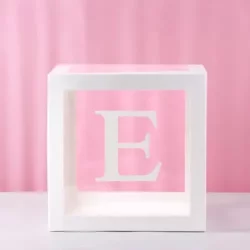 Beyaz Balon Kutusu + E Harfi