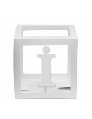 Beyaz Balon Kutusu + İ Harfi - 4