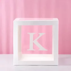 Beyaz Balon Kutusu + K Harfi