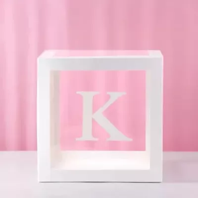 Beyaz Balon Kutusu + K Harfi - 1