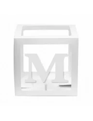 Beyaz Balon Kutusu + M Harfi - 4