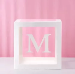 Beyaz Balon Kutusu + M Harfi