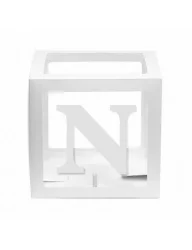 Beyaz Balon Kutusu + N Harfi - 4