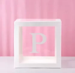 Beyaz Balon Kutusu + P Harfi