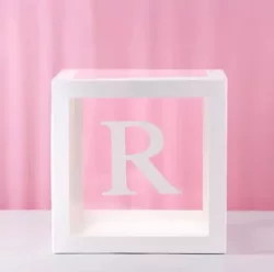 Beyaz Balon Kutusu + R Harfi