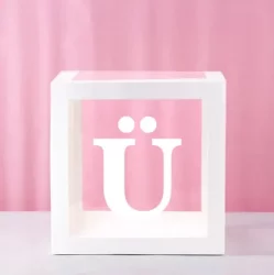 Beyaz Balon Kutusu + Ü Harfi