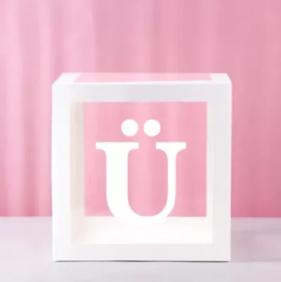 Beyaz Balon Kutusu + Ü Harfi - 1