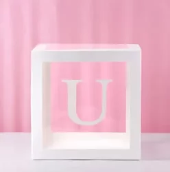 Beyaz Balon Kutusu + U Harfi