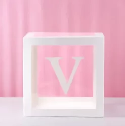 Beyaz Balon Kutusu + V Harfi