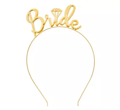 Bride Tektaş Metal Taç - Rose Gold1 - 2