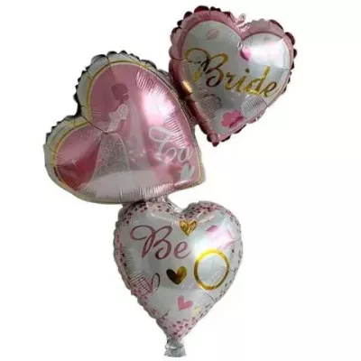 Bride To Be Dikine 3'lü Folyo Balon - 1