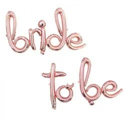 Bride To Be El Yazılı Rose Gold Folyo Balon