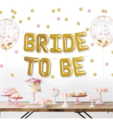 Bride To Be Folyo Balon Gold Renkli