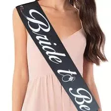 Bride To Be Siyah-Gümüş Kuşak - 1