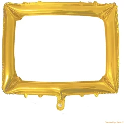 Çerçeve Folyo Balon Gold