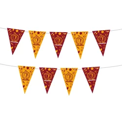 Champion Sarı Kırmızı Üçgen Flama Süsleme Seti - 2