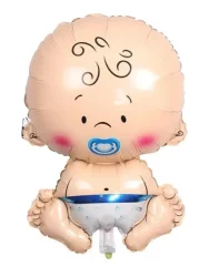 Cinsiyet Bebek Folyo Balon Mavi