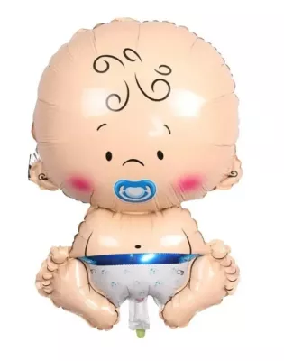 Cinsiyet Bebek Folyo Balon Mavi - 1