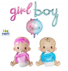 Cinsiyet Belirleme Folyo Balon Set - 2