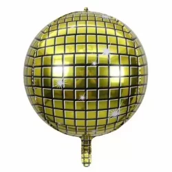 Disko Topu Folyo Balon Gold 50 cm