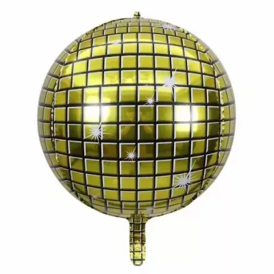 Disko Topu Folyo Balon Gold 50 cm - 1