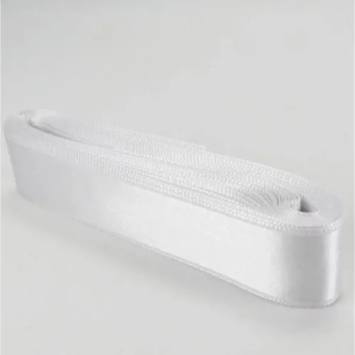 Düz Renk Saten Kurdele 4cmx10 mt Beyaz - 1