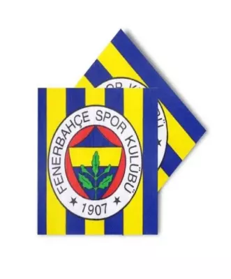 Fenerbahçe Sarı Lacivert Lisanslı Peçete - 1