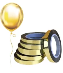 Gold Metalik Balon İpi Rafya 25 mt