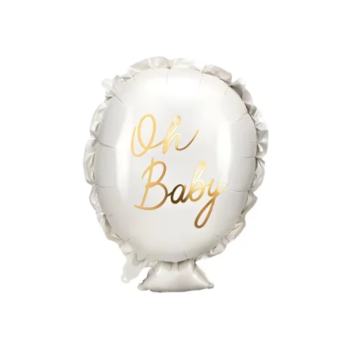 Gold Oh Baby Yazılı Folyo Balon - 1