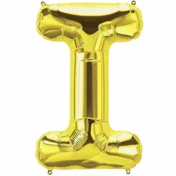 Gold Renkli I Harfi Folyo Balon (40 cm)