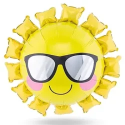 Gözlüklü Güneş Folyo Balon