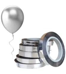 Gümüş Metalik Balon İpi Rafya 25 mt