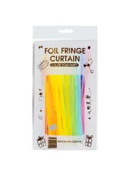 İthal Metalize Makaron Gökkuşağı Arka Plan Perdesi