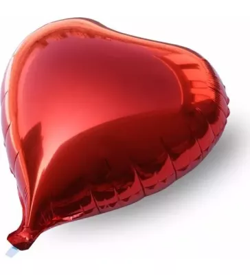 Kalp Folyo Balon Kırmızı - 1