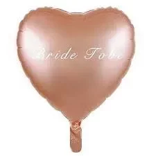 Kalp Folyo Balon Rose Gold Bride To Be Yazılı - 45 cm
