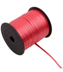 Kırmızı Pastel Balon İpi Rafya - 200 mt