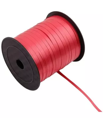 Kırmızı Pastel Balon İpi Rafya - 200 mt - 1